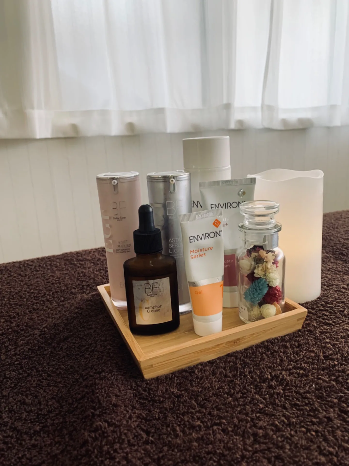 フェイシャル使用製品の一部